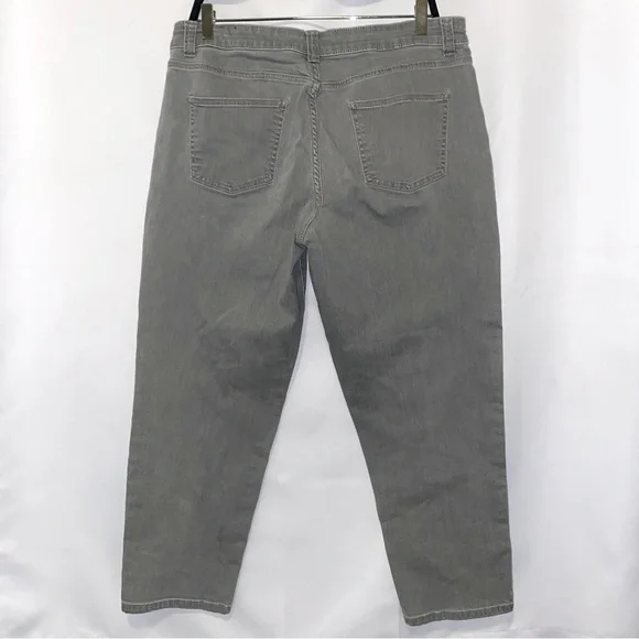 Talbots Gray Simply Flattering 5 Pocket Jeans - Picture 3 of 9